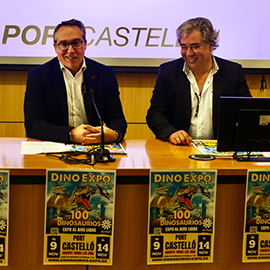 PortCastelló acoge Dino Expo XXL, la mayor exposición de dinosaurios con ejemplares a tamaño real