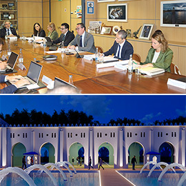 Rubén Ibáñez informa al Consejo de Administración sobre la remodelación del Moruno Espai Cultural  y nuevas concesiones en la plaza del Mar