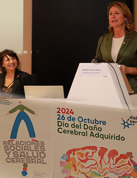 La alcaldesa traslada el apoyo institucional a ATENEU Castelló en la jornada por el Día Nacional del Daño Cerebral Adquirido