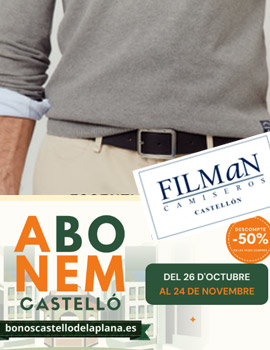 Filman camiseros participa en la campaña de Bonos Comerciales de Castellón
