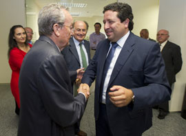 Javier Moliner finaliza su ronda de contactos para elaborar el plan provincial de dinamización económica con la CEC
