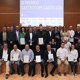 Galardonados en la X edición de los Premios GastroCope Castellón