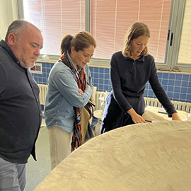 Los residentes de CeramicRes reciben a la Diputació de Castelló