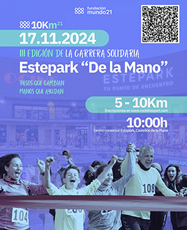Más de 300 corredores tomarán parte en la III Carrera solidaria Estepark ‘De la mano’ por la integración social, el domingo 17 de noviembre