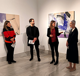 Benicàssim llena la sala de exposiciones de Villa Elisa de arte abstracto con la artista Perceval Graells