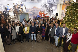 Tradicional cena de la Diputación con los medios de comunicación