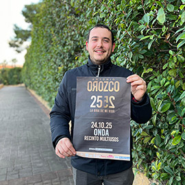 Antonio Orozco celebrará sus 25 años de trayectoria en la Fira d´Onda 2025