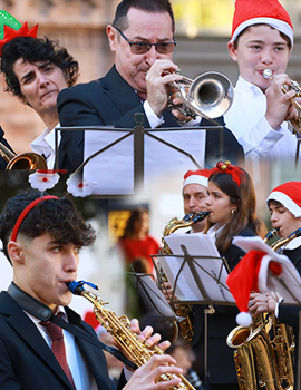 La Unión Musical ´´Amor al Arte´´ de Benlloch protagoniza el concierto de Navidad de la Generalitat