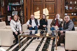 Begoña Carrasco recibe al Harley-Davidson Castellón Chapter para preparar el 25 aniversario de su cita internacional que espera a unos 3.000 participantes