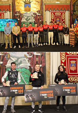 La Diputación de Castellón reconoce a los mejores ciclistas del XII Circuit BTT Muntanyes de Castelló