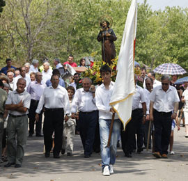 Tradicional misa y procesión de Sant Jaume de Fadrell