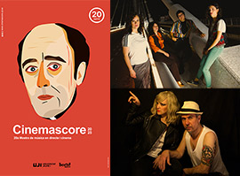 La muestra de cine y música en directo Cinemascore celebra la 20.ª edición del certamen con cuatro películas españolas