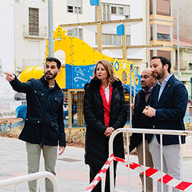 La capilla de les ´Tres Caigudes´ cobra protagonismo en la remodelada plaza Forn del Pla
