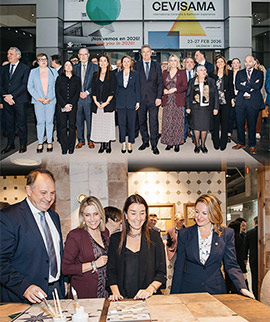 Inauguración oficial de la feria Cevisama 2025