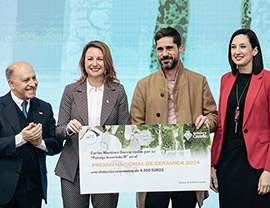 Carlos Martínez recibe el 17º Premio Nacional de Cerámica ´Ciudad de Castellón´