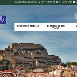 Ivana, el asistente con IA que informa a los y las visitantes en la web de Morella Turística