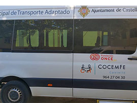390 personas con discapacidad se beneficiaron del servicio de transporte de COCEMFE Castellón en 2024