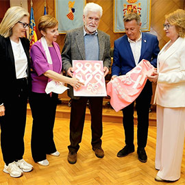 Presentación en Burriana de la 9ª Cursa de la Dona en favor de la lucha contra el Cáncer de Mama