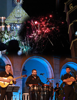 Castellón rinde honores a la Mare de Déu del Lledó con la tradicional serenata en la Plaza Mayor