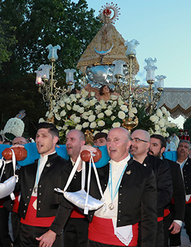 Procesión y posterior traslado de la Mare de Déu del Lledó a la Basílica en el día de la celebración de su Fiesta Principal