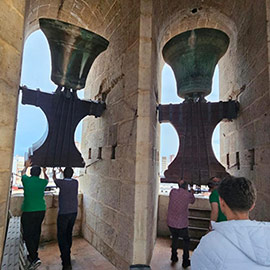Volteo de las campanas del Fadrí para anunciar la elección del nuevo Papa