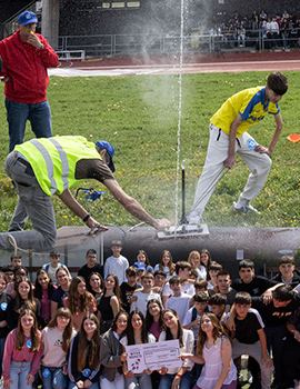 La cuarta edición del concurso Water Rockets congrega a 400 participantes en la UJI