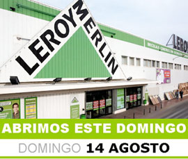 Leroy Merlin abre este domingo