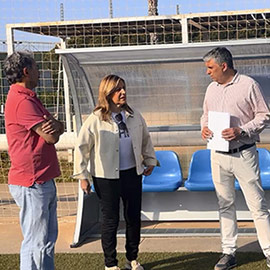 Benicàssim culmina la renovación de las instalaciones deportivas de La Carrerassa con la construcción de los vestuarios en las próximas semanas