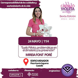 Mireia Font Poré imparte una ponencia sobre salud  pélvica femenina y prevención en el Menador