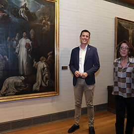 La Diputación de Castellón recupera los valores primigenios de la obra Apoteosis de San Bruno del pintor Vicente Castelló