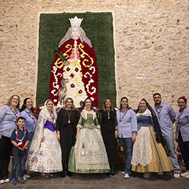 Almassora realiza el acto de traslado de la imagen de su patrona Santa Quiteria