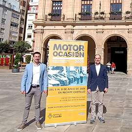 Motorocasión Castellón ultima detalles con el concejal de Comercio de la ciudad