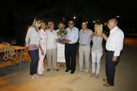 Cena homenaje de vecinos del Meridiano a Carlos Fabra