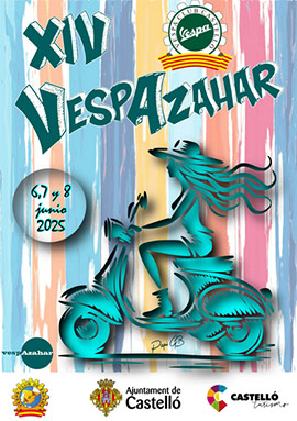Vuelve VespAzahar, una de las concentraciones de Vespas y Lambrettas más grande de Europa