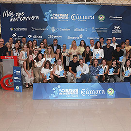 La Carrera de las Empresas Cámara de Comercio Castellón cierra su tercera edición con la Gala de Entrega de Premios
