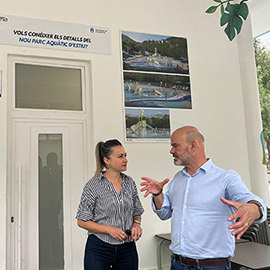 Las ofertas para realizar las obras del parque acuático de Sant Josep se podrán presentar hasta el 6 de julio