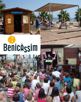 Fomento de la lectura en la playa