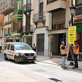 Cambio del sentido de circulación en el tramo entre la Avda. Rey Don Jaime y la Calle Joan Fuster de Castellón