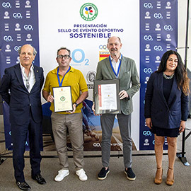 La Carrera de las Empresas renueva por segundo año  consecutivo el Sello de Evento Deportivo Sostenible  otorgado por el COE