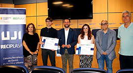 La Cátedra Reciplasa-UJI impulsa la innovación al servicio de la sostenibilidad en los premios a los mejores TFG y TFM 2024