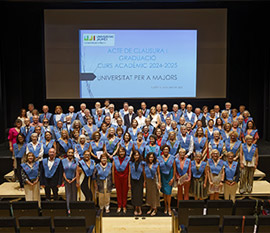 La UJI clausura el curso 2024-2025 de la Universidad para Mayores