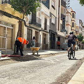 La calle San Francisco encara la última semana de obras y estará abierta desde el jueves