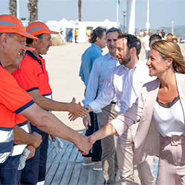 Carrasco: ´Los castellonenses estrenarán este verano un nuevo paseo marítimo con la reforma de Ferrandis Salvador y disfrutarán de playas seguras y accesibles con todos los servicios´