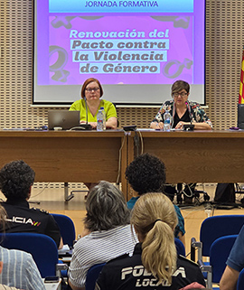 La subdelegada del Gobierno en Castellón inaugura la jornada formativa del II Pacto de Estado contra la Violencia de Género