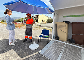 Benicàssim incorpora un nuevo ecoparque móvil al sur de la localidad los martes por la mañana