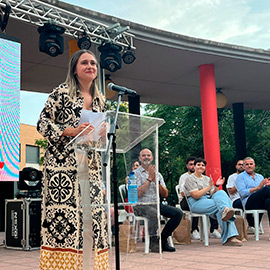 Tania Baños celebra sus 10 años como alcaldesa