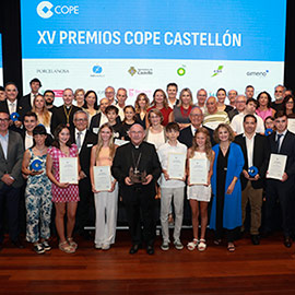 Acto de entrega de los XV Premios COPE Castellón
