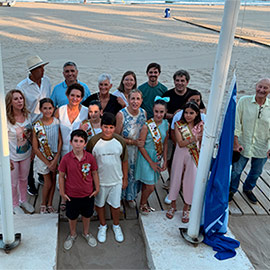 Las playas de Benicàssim lucen, un año más, las banderas que acreditan sus estándares de calidad