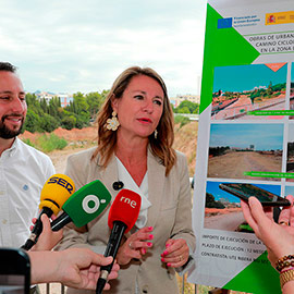 Finalizan las obras de la Ribera del Riu Sec con pasarela ciclopeatonal