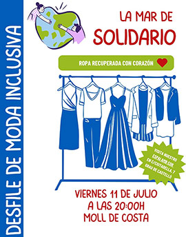 PortCastelló acoge mañana el desfile intergeneracional ´La mar de solidario´ en apoyo a Cáritas